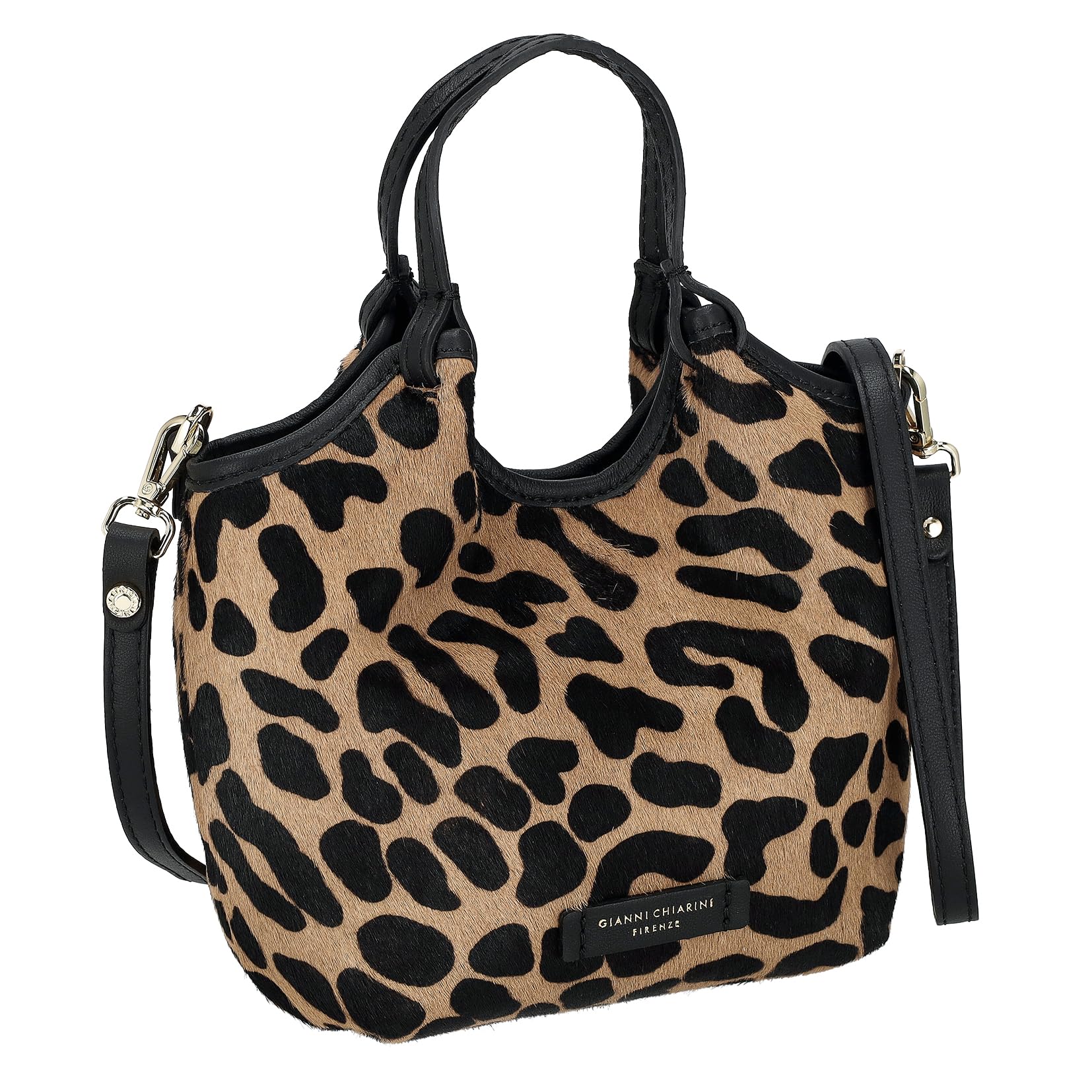 

Gianni Chiarini Leo Macchia Handbag BS11108HORSY Women s Nera-Nero [Used]