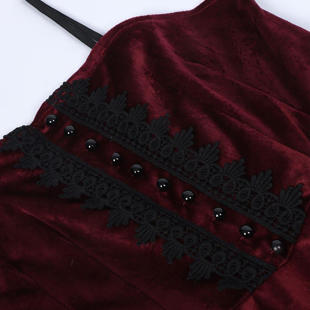 Halloween Gothic Witch & Vampire Costume for Adults