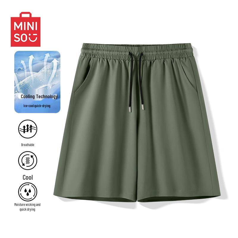 MINISO Men s Quick-Dry Mid-Length Shorts XL