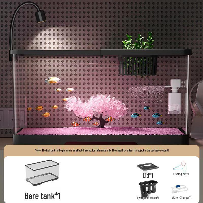 

Настільний еко-акваріум Квітуча сакура з фільтрацією, освітленням та оксигенацією для півника або золотої рибки Medium [37.6*21*21cm]