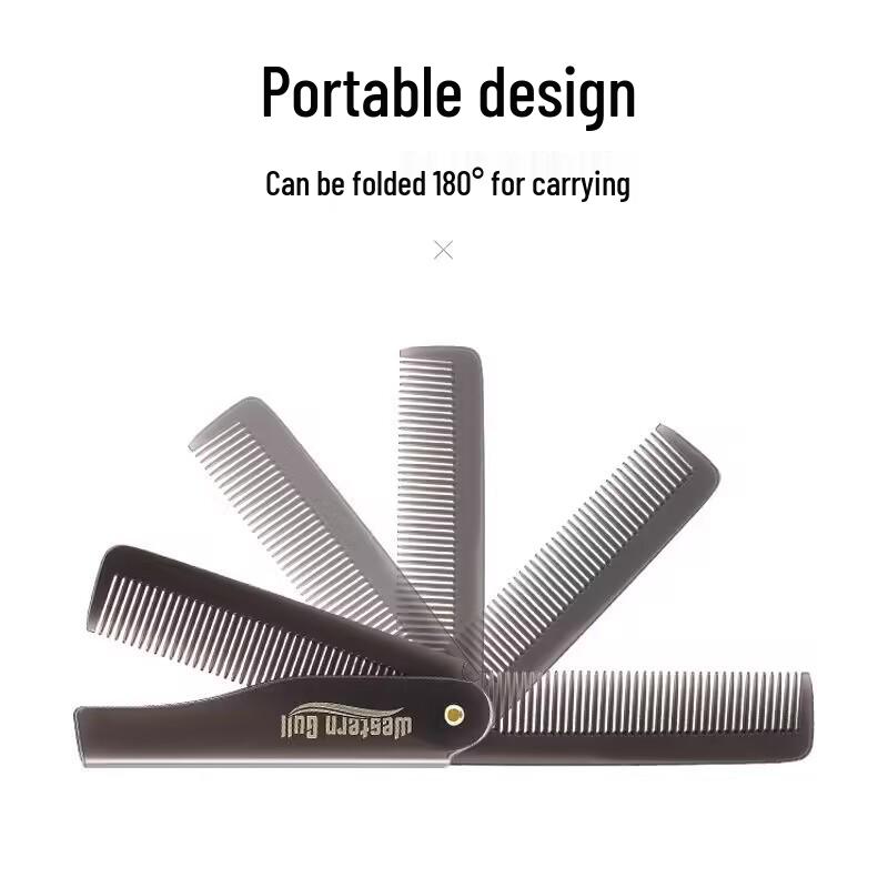 

Портативна складана гребінець-помпа для чоловіків і жінок Large Portable Travel Comb