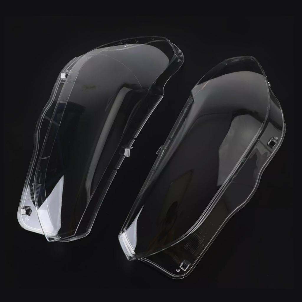 2PCS Front Headlight Glass Clear Cover For BMW X3 X4 G01 G02 G08 2018-2021