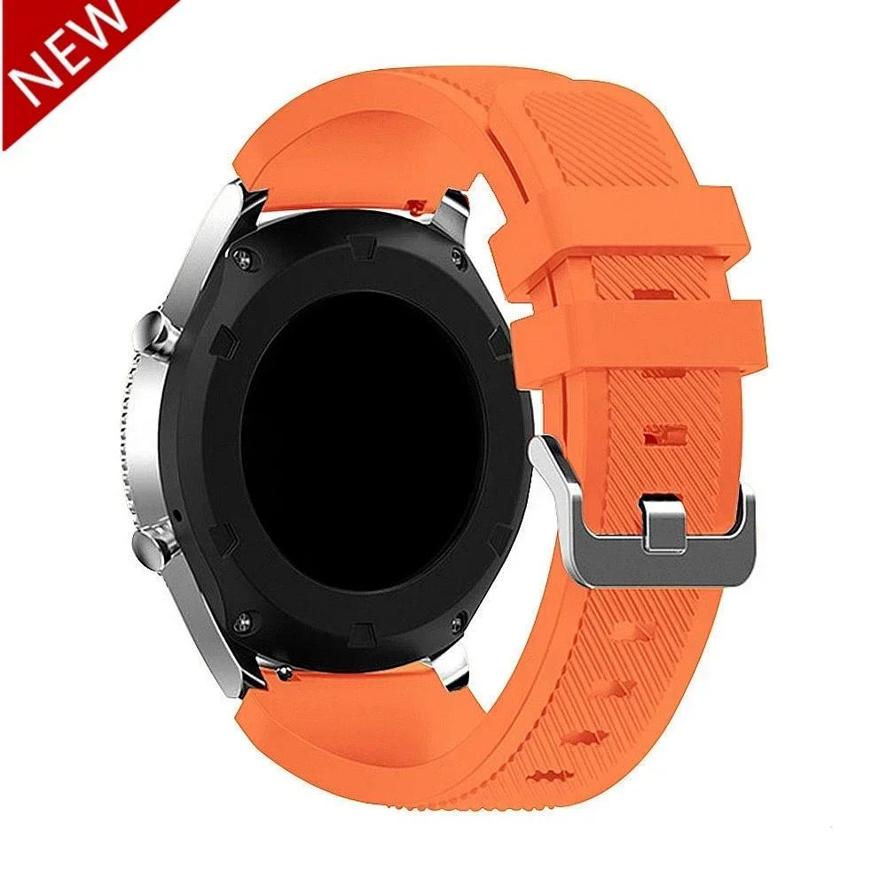 20mm 22mm Band for Samsung Galaxy Watch 5/6/4/3/46mm/active 2/Gear S3 Frontier/Sport Silicone Bracelet Huawei GT 4/3/2/2E Strap