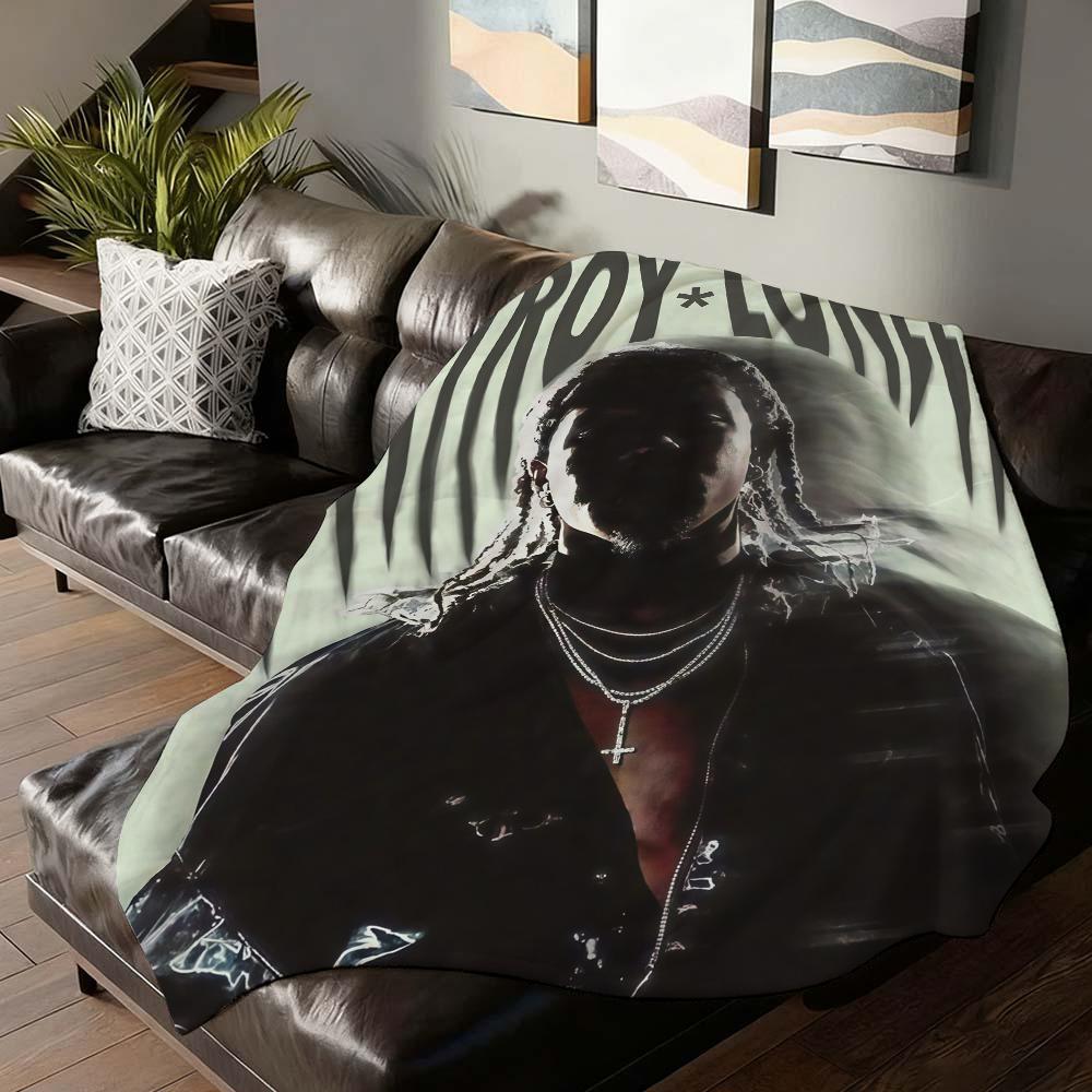 American rapper Destroy Lonely Blanket For Sofa Office Bed Plane Travel Sleep Read Relax Camping Soft And Warm