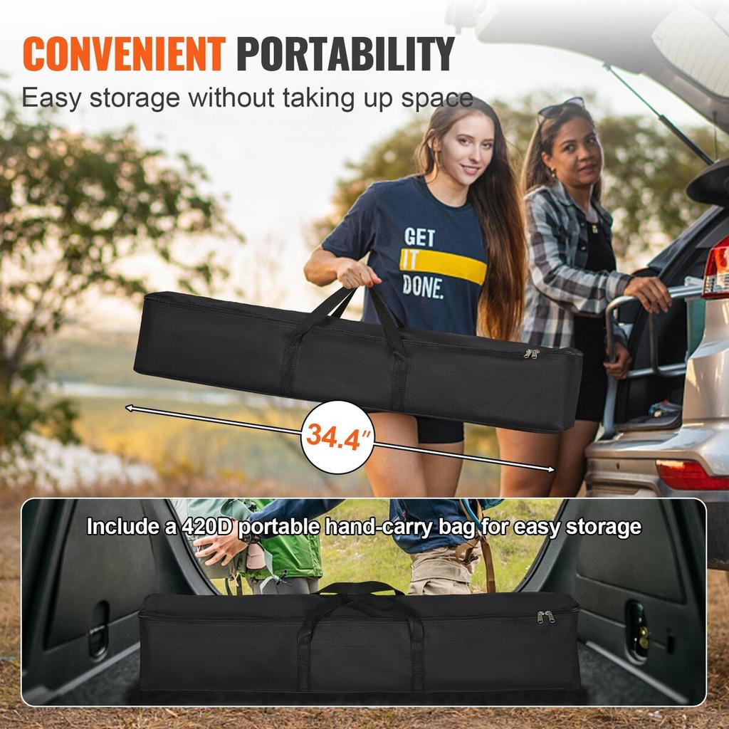 Projector Screen with Stand, 120 inch 16:9 4K 1080 HD Outdoor Movie Screen with Stand, Wrinkle-Free Projection Screen with Tripods and Carry Bag, for