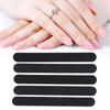 5Pcs Black Round Head Double Sided Nail File  DIY Nail Art Pretreatment Grinding