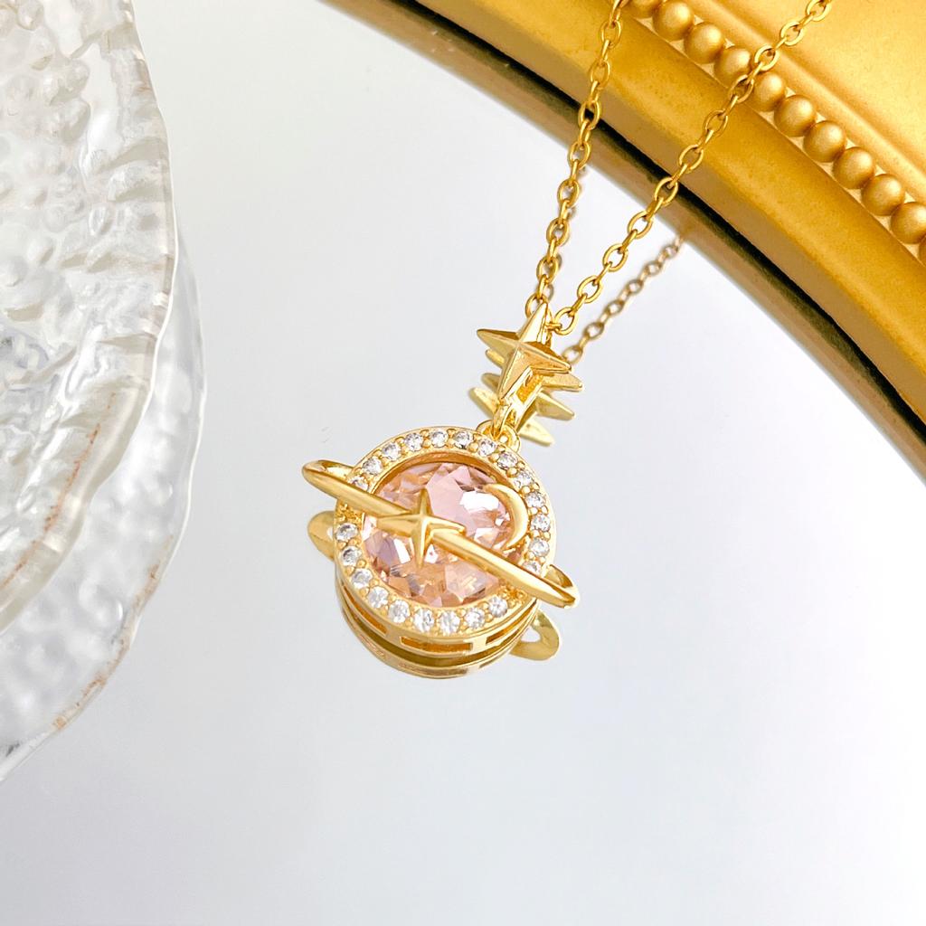 Colorful Planet Necklace Pendant for Women