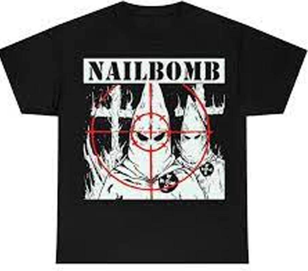 Nailbomb Band Album Artwork Black T-shirt Shirt Sleeve All Sizes JJ4054
