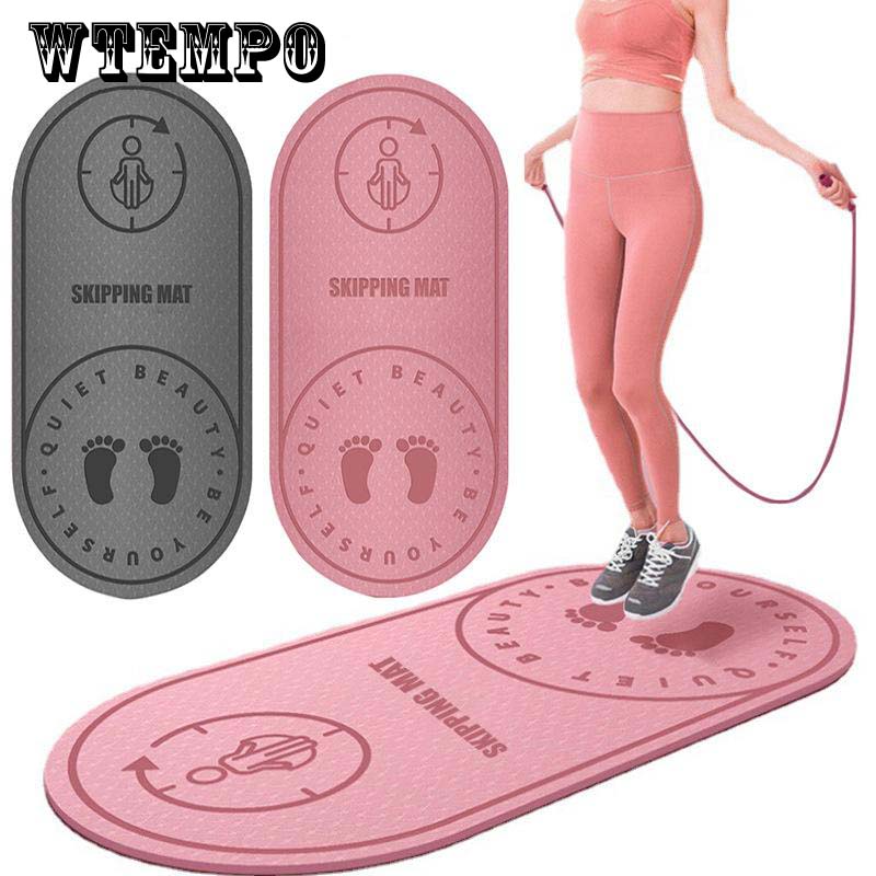 Buy 8mm Thick Sound Insulation Shock Absorption Fitness Jump Rope Mat