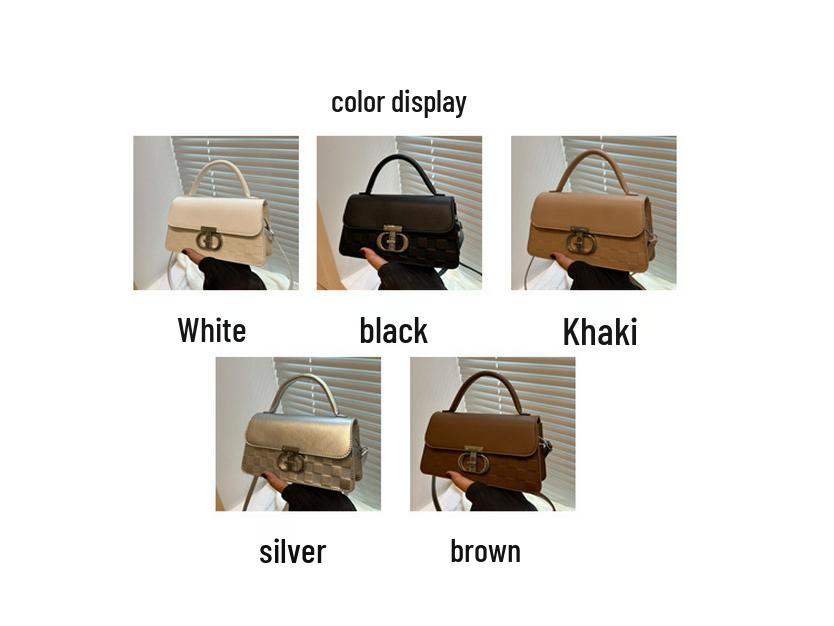 2024 Trendy Retro Crossbody Bag: Versatile High-End Fashion Small Square Women's Shoulder Handbag
