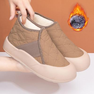 Snow Boots, Waterproof and Warm, High-top Cotton Boots for Women, Fleece and Thickened Shoes, Cloth Shoes