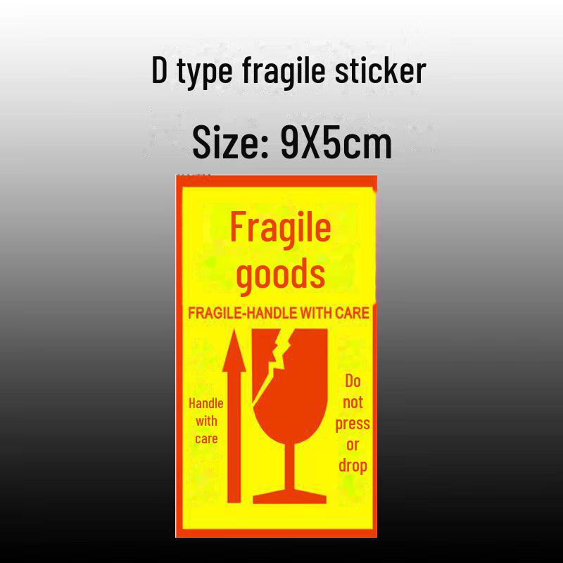 

Хрупкое наклейки: Обращаться осторожно, не ронять и не нажимать - Английские этикетки