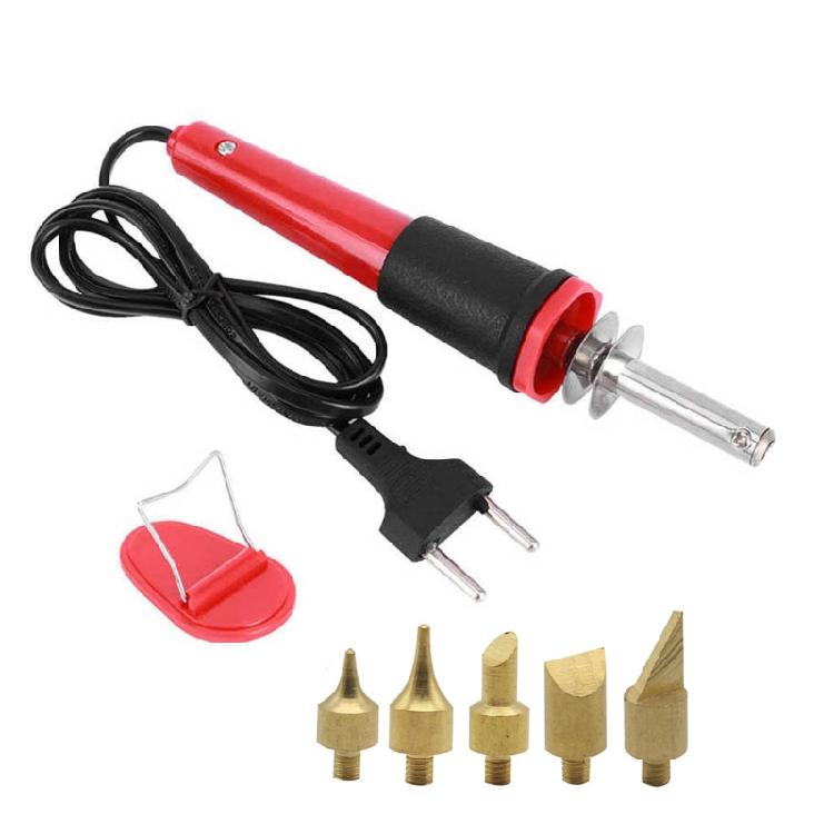 7 Pieces Professional Woodworking Carving Soldering Iron Portable Heat-resisting