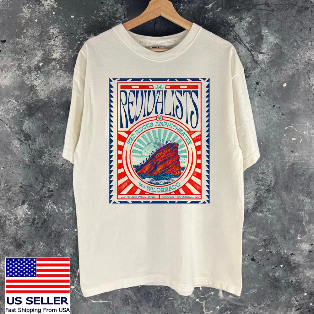 The Revivalists Band Return To Red Rocks T Shirt Full Size S-5XL Unisex T-Shirt L