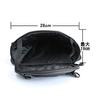 Sutekus Motorcycle Seat Cowl-Shaped Pouch Seat Bag (Black)