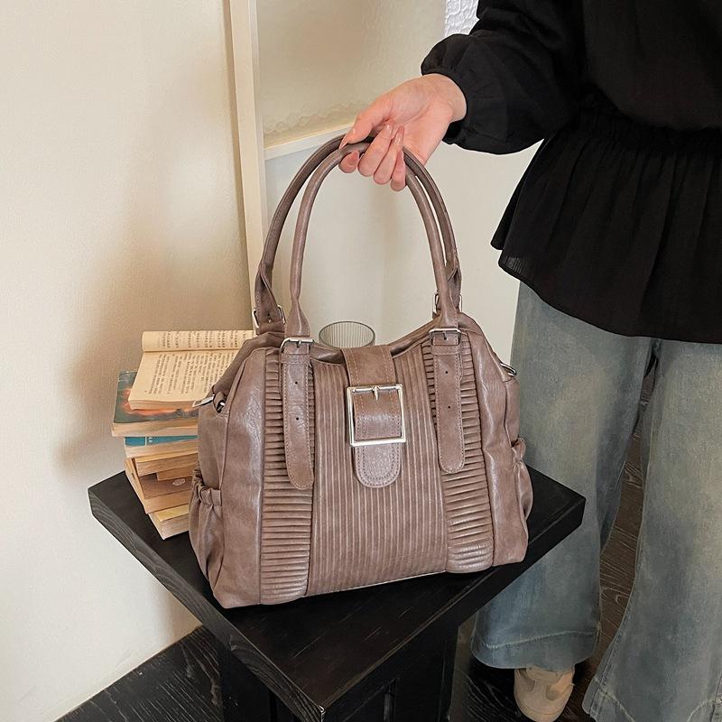 Large-capacity Portable Shopping Bag Tote Bag Retro Mom Bag Shoulder Bag