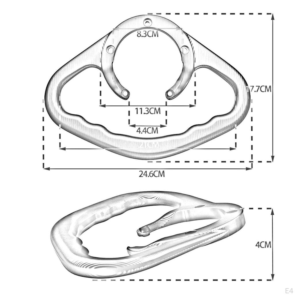 Tank Armrest Gas Bar Upgrade Water Resistant Repairing Professional Sturdy Motorcycle Accessory