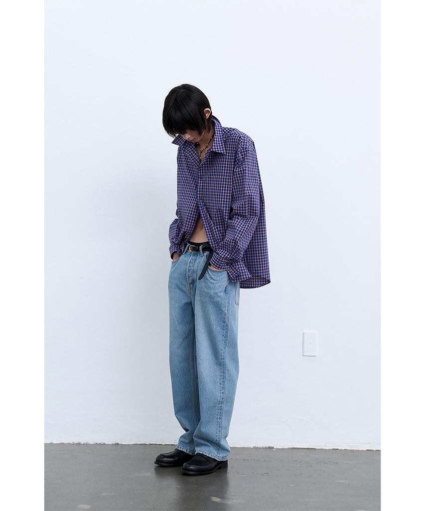 YOUCHE PRET A PORTER Sq Standard Straight Denim Pure Blue