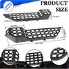 Z8 Metal Front Door Storage Box Pockets Fit Jeep Wrangler JL JLU 4XE 2018-2024 & Gladiator JT -2024 Interior Door Side Ert Organizer Molle Panels