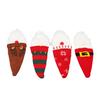 4Pcs Christmas Gnome Wine Bottle Cover Decorative Christmas Wine Bottle Cover Topper for Christmas Party Dining Table