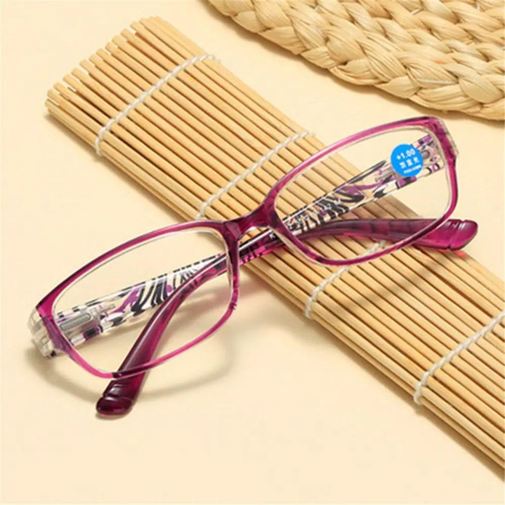 Women Vintage Elegant Portable Anti-Blue Light Eyeglasses Eye Protection Ultra Light Frame Reading Glasses