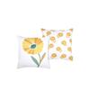 Taie d&amp;#39oreiller percale de coton motif floral 63x63cm