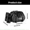 1 Pair Motorcycle Tool Bag Retro Punk Saddlebag Waterproof PU Side Bag Travel Luggage Bag Over Saddlebag