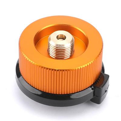 Outdoor Long Canister Stove Head with Self-Locking Converter