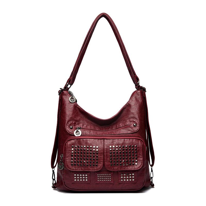 

Women s Single-shoulder Bag, Double-shoulder Backpack, Women s Large-capacity Shopping Bag, Commuting Bag
