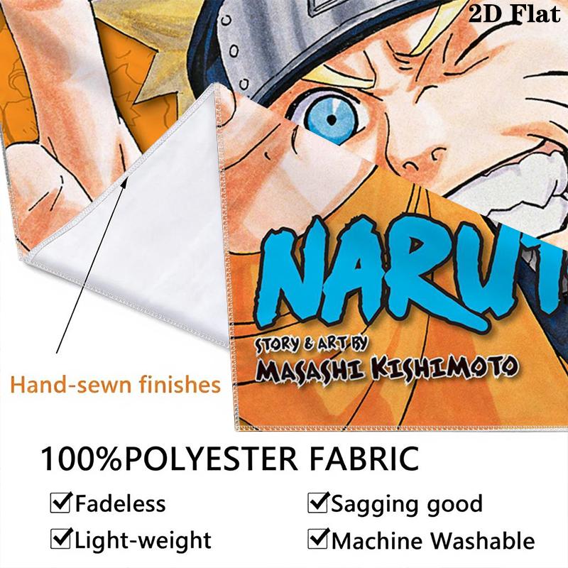 Naruto Wall Tapestry Aesthetic Wall Hanging Printed Fabric Blanket Decorative Tapestries for Bedroom Living Room Home Decor