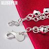925 Sterling Silver Bells Bead Bracelet Jewelry