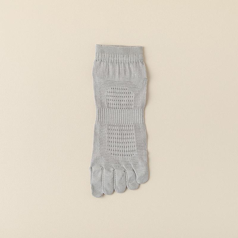 Five-finger Socks, Men's Short Socks, Summer Thin Pure Cotton Mesh Breathable Shallow-mouthed Split-toe Men's Split-toe Boat Socks
