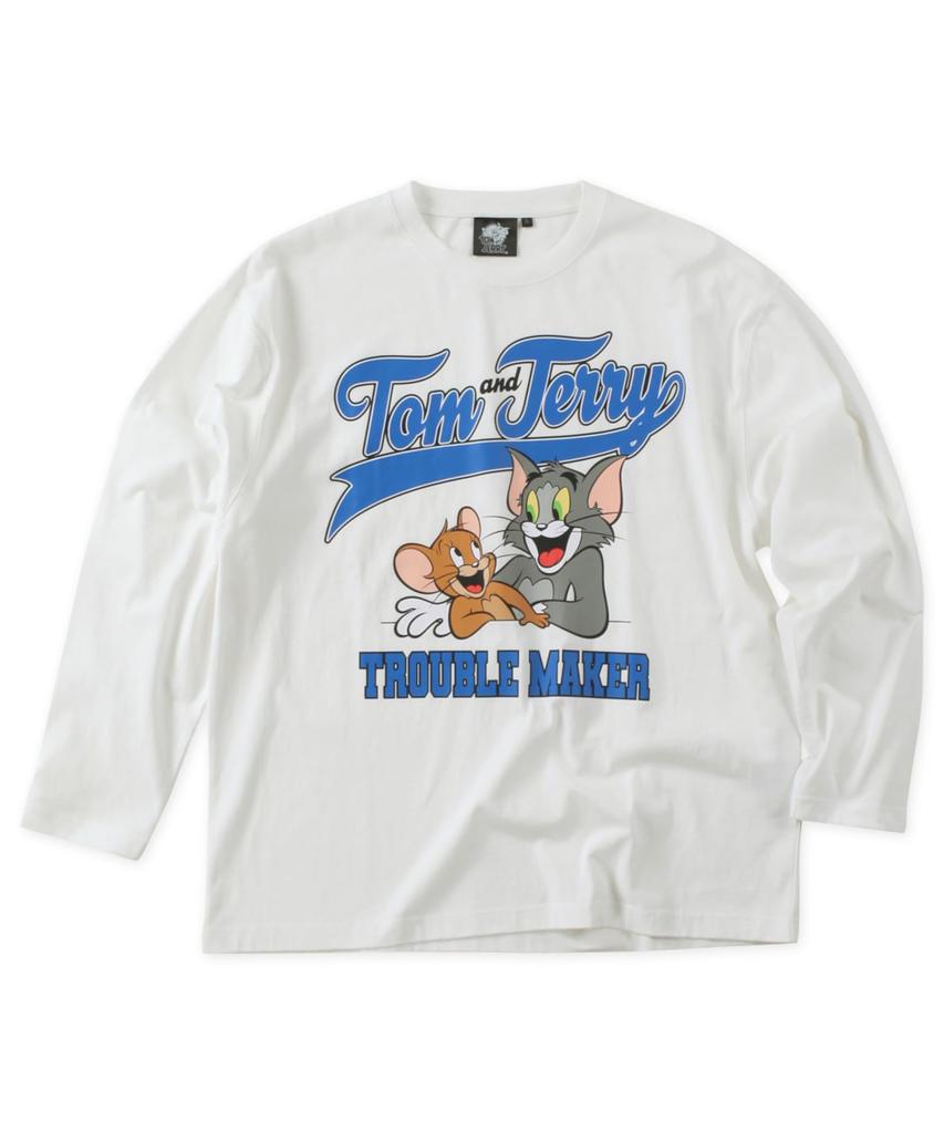 Tom and Jerry - Men's Long Sleeve T-Shirt, Off-White