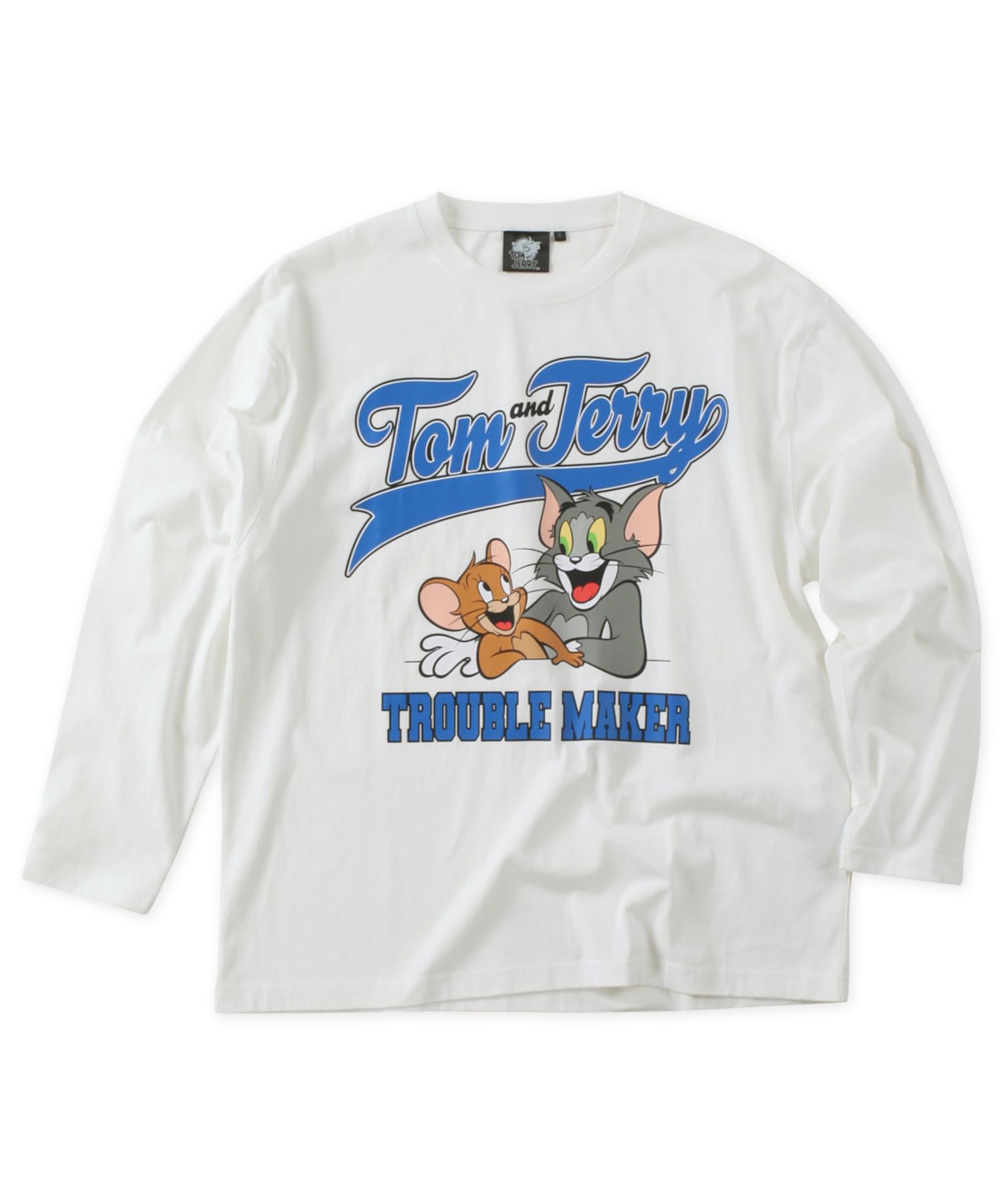 

Tom and Jerry - Men s Long Sleeve T-Shirt, Off-White