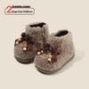 Girls' Lambswool Lined Snow Boots - Cozy Autumn & Winter Toddler Shoes