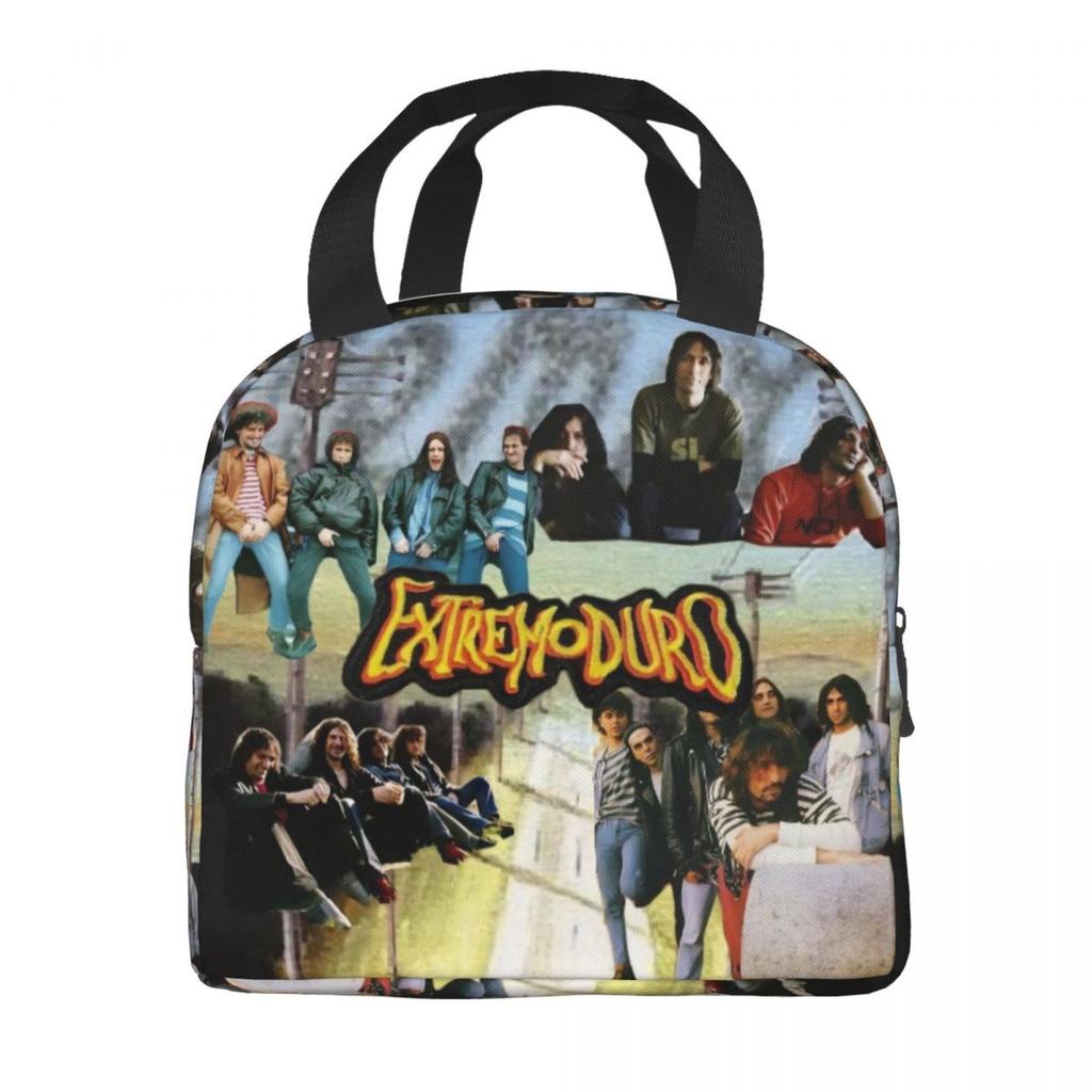 Extremoduro Album Rock Band Thermal Insulated Lunch Bags for Travel Portable Food Bag Container Thermal Cooler Lunch Boxes