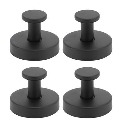 4 Pcs Suction Cup Hooks Stainless Steel Water Resistant Suction Towel Hangers for Bathroom Kitchen