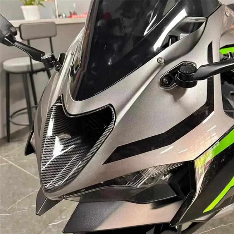 NEW-Motorcycle Front Fairing Air Inlet Stamping Port Shell Cover Housing Guards For KAWASAKI NINJA ZX-6R ZX6R 2024