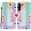 For Samsung Galaxy S25 FE Case Pattern Printing Leather Flip Wallet Phone Cover with Lanyard