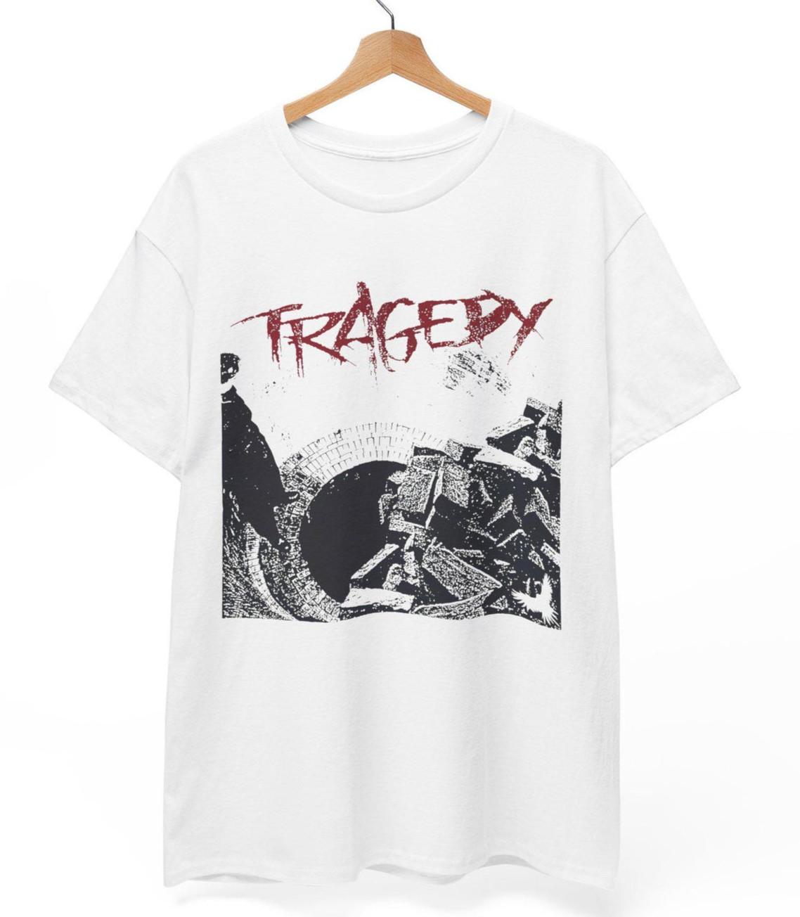 Tragedy Band T-Shirt Mens Womens Tees Top Crust Punk D-Beat: Unisex Music Tee Merch for Fans S-5XL 2XL