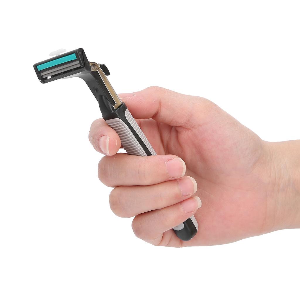 Men's Beard Shaving Clipper Hair Removing Double Layer Safety Beard Trimmer with 20 Blades