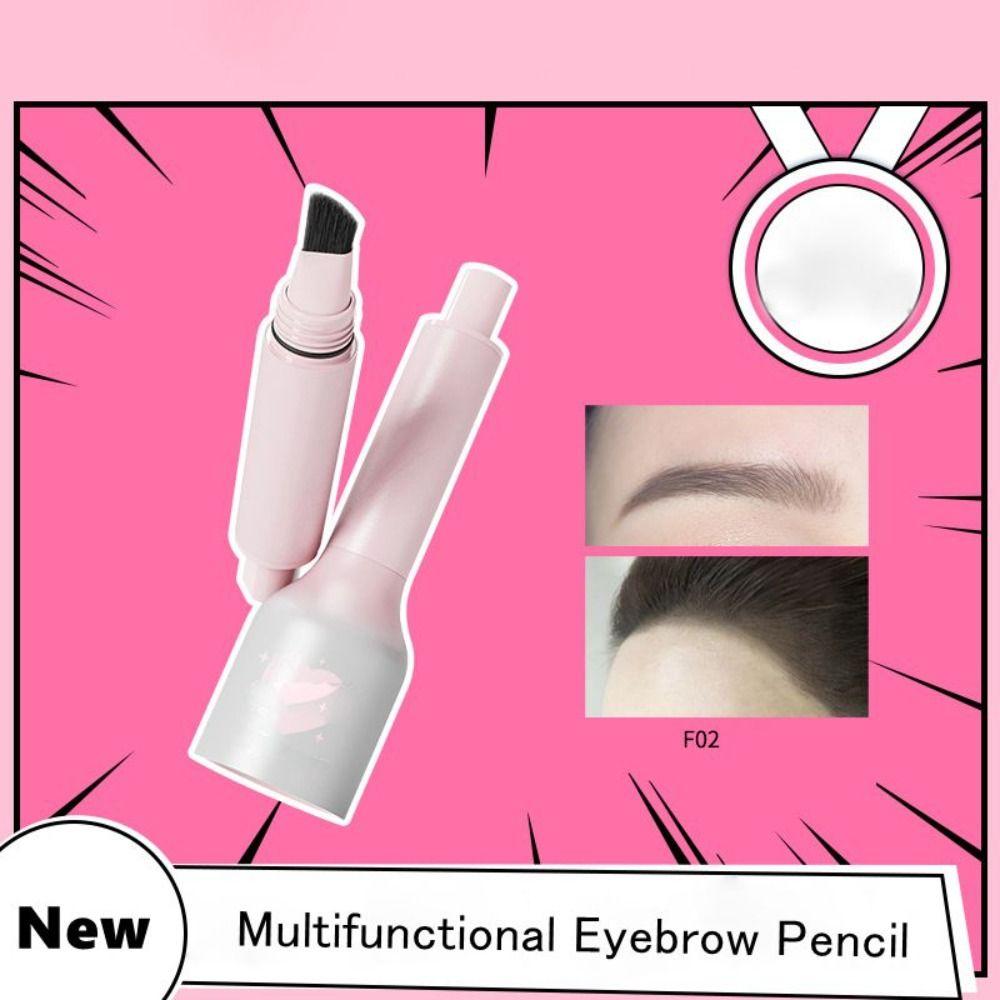 

Angled Brush Eyebrow Tint Hair-Like Strokes Angled Eye Brow Brush New Eyebrow Contouring Pen Brown-F03