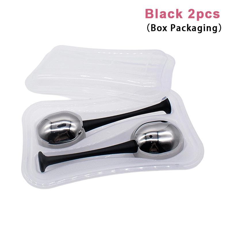 1/2Pcs Stainless Steel Cooling Cryo Facial Spa Globes Facial Ice Globes For Anti Aging Face Eye Massager Skin Care Tool