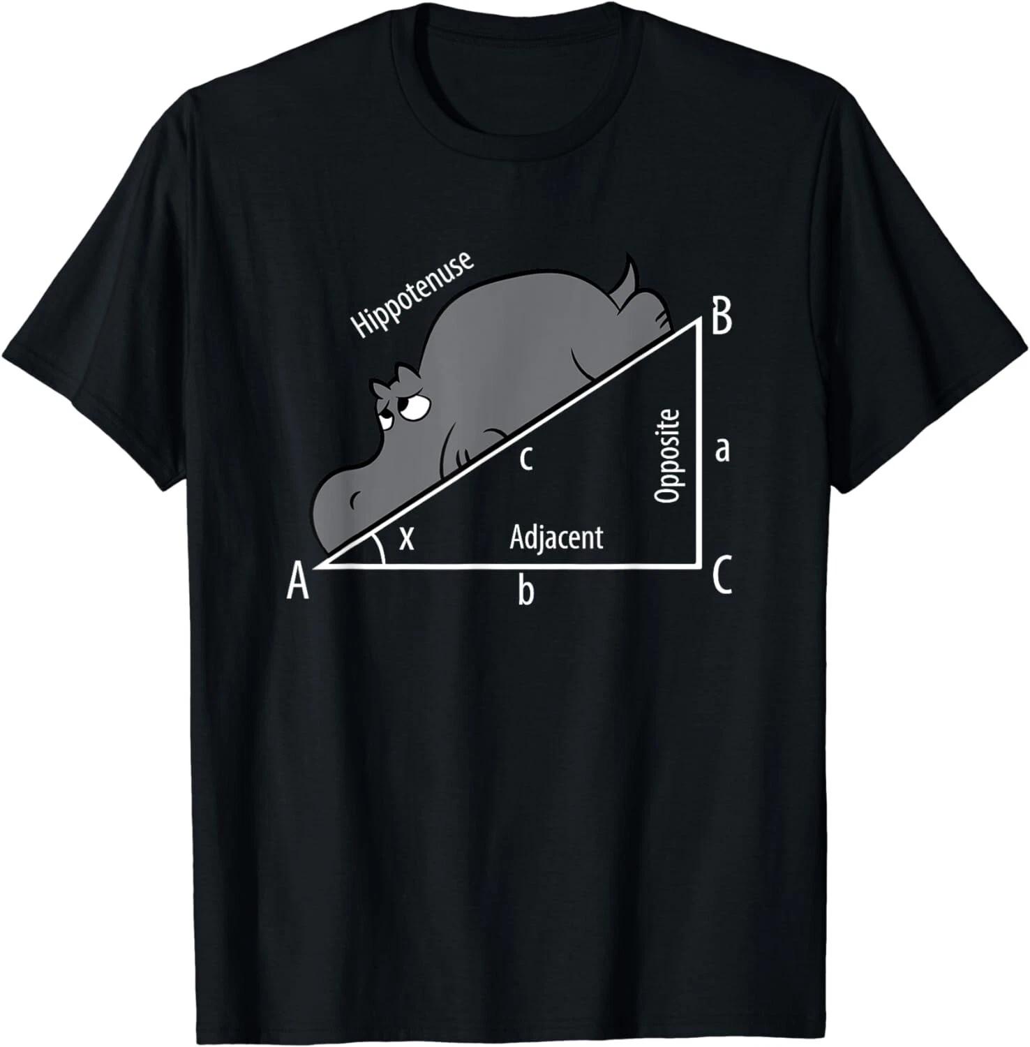 

Funny Math Humor Hippotenuse Hypotenuse Funny Gift Unisex T-Shirt 4XL