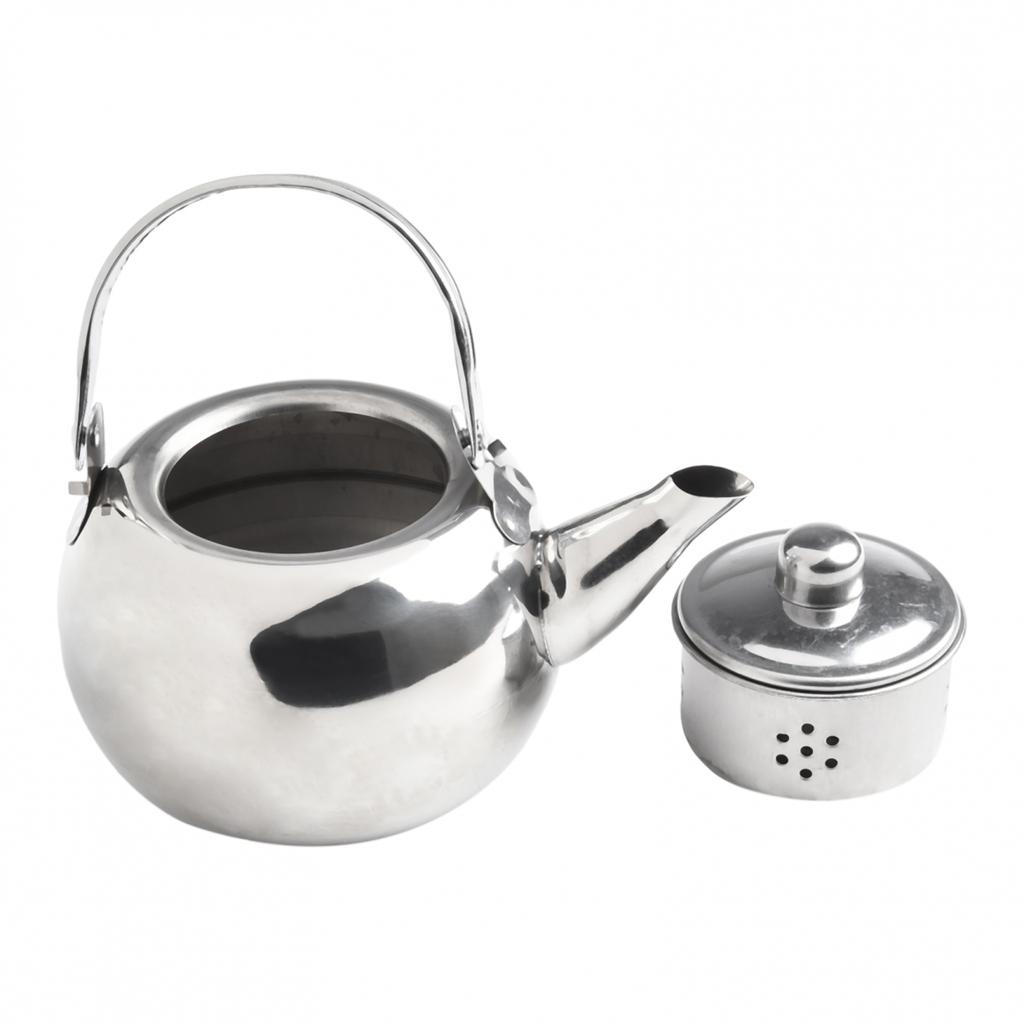 Sturdy Stainless Steel Kettle Perfect for Camping and Hiking Trips