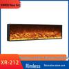 Decorative Flame Electric Fireplace Heater: Built-In Home Simulation