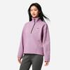 Li Ning Fitness Series Antibakterielles Antistatisches Locker geschnittenes Stehkragen Logo Sweatshirt Damen Sweatshirt AWDVF82-1