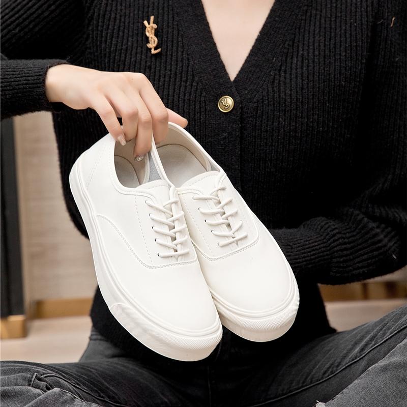 Fashion AIYUQI Women Sneakers Flat Shoes Genuine Leather 2025 New Non-slip Women Skateboard Shoes Lace-up Student Female Running Shoes