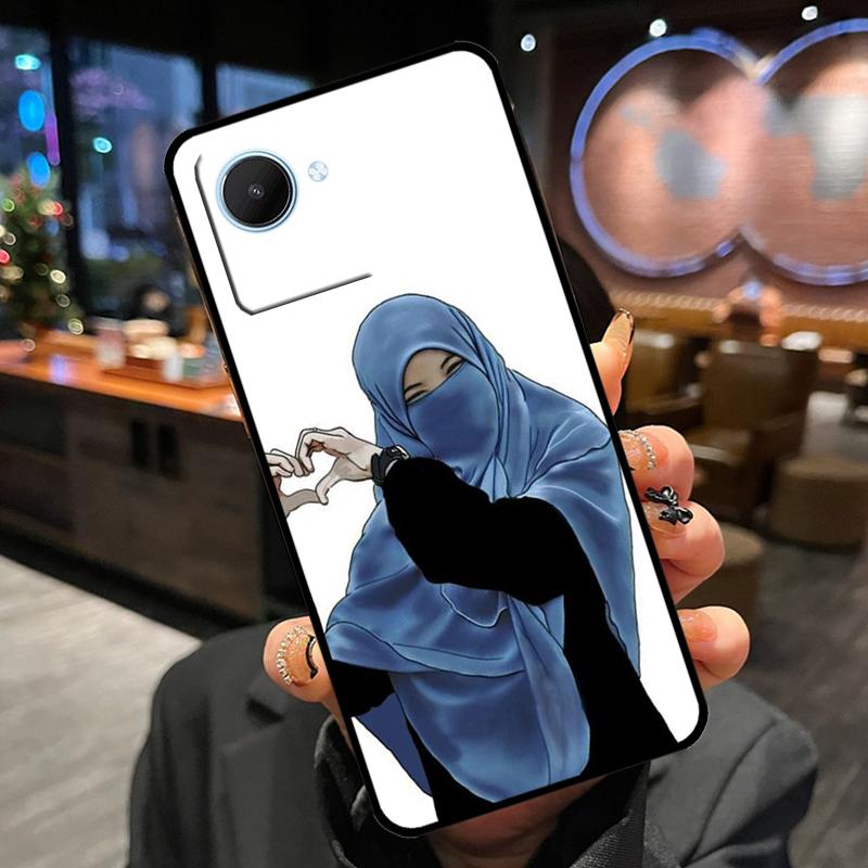 Hijab Face Muslim Islamic Case For Realme GT7 Pro GT6 11 12 13 14 15 Pro Plus C55 C53 C35 C33 C61 C65 C67 C53 C71 C75
