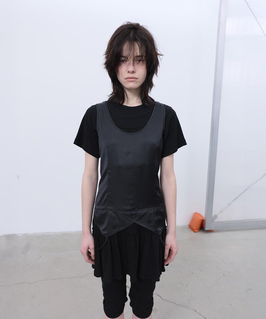 LCDC™ Layered Slip Dress (Black)